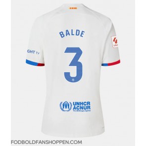 Barcelona Alejandro Balde #3 Udebanetrøje Dame 2023-24 Kortærmet